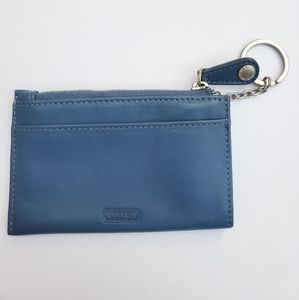 Coach | Keychain Blue Wallet